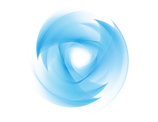 Blue abstract fractal