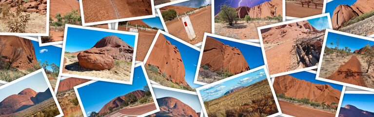 Australian Outback photo collage