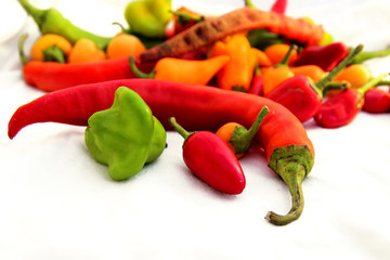 Chili pepper isolated on white background