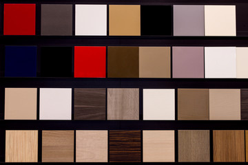 Set of colorful tiles