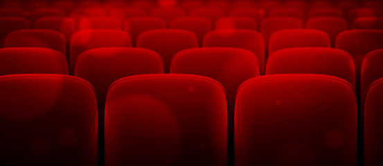 Fototapeta premium Fauteuils de cinéma vectoriels 1