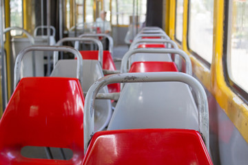 seats in trams