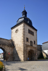 Fototapeta na wymiar inneres Stadttor Mühlhausen Thüringen