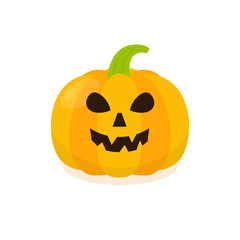 Halloween Pumpkin vector icon.