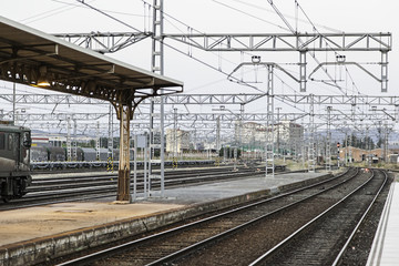 Fototapeta premium Train station