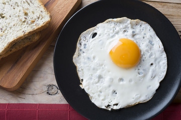 Eggs fried