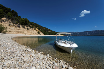 lac sainte-croix bateau