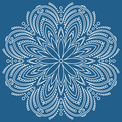 Pretty Round Snowflake