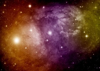 Fototapeta premium galaxy in a free space