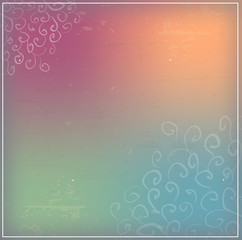 Retro decorative background vector