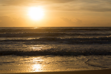 sea and sunrise