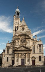 Fototapeta na wymiar The Saint Etienne du Mont church, Paris, France.