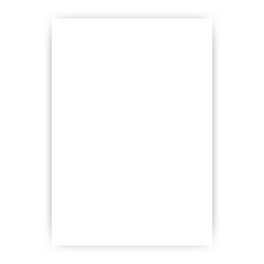 Blank A4 White Paper Template with Shadow