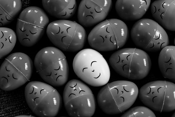 Emotional, emotional differences concept