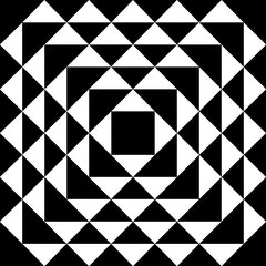 Optical Illusion Triangles Pattern