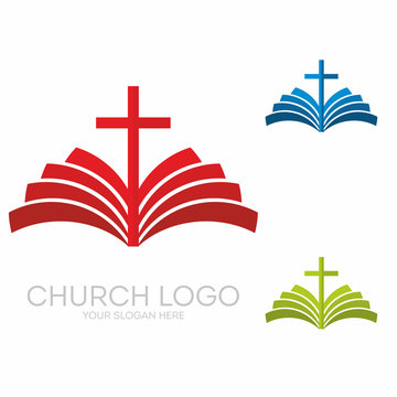 Church logo. Christian symbols. The greatness and the glory of Jesus Christ