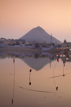 India, Rajasthan., Pushkar, Pushkar Lake