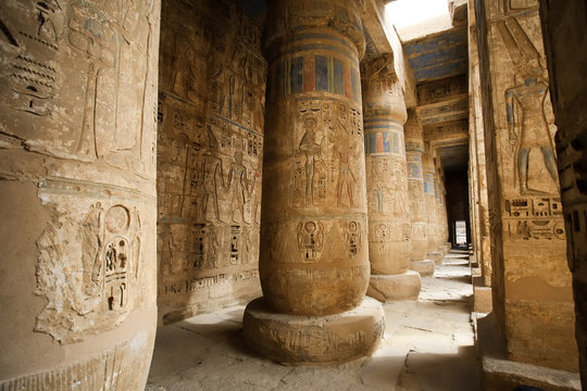 Medinat Habu Temple, West Bank, Luxor, Egypt