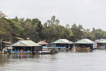 Vietnam, Leben am Mekong-Delta.