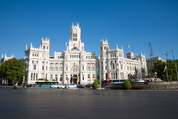 Fototapeta na wymiar Madrid Cibeles square