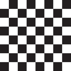 Black and White Squares. Chess board. Vector illustration