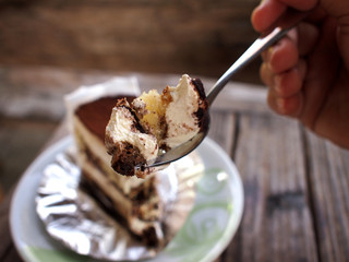 cake and coffee