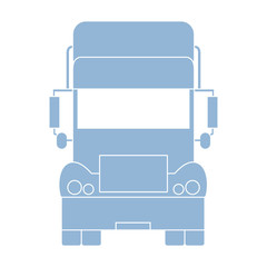 Stylized icon of the truck front