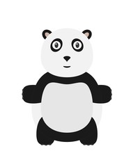 Obraz premium Funny panda character