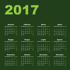calendario 2017