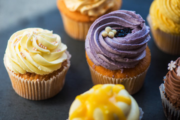 Cupcakes desert cream