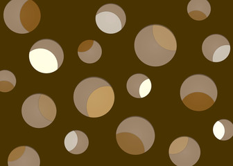 水玉クラフト（茶色）