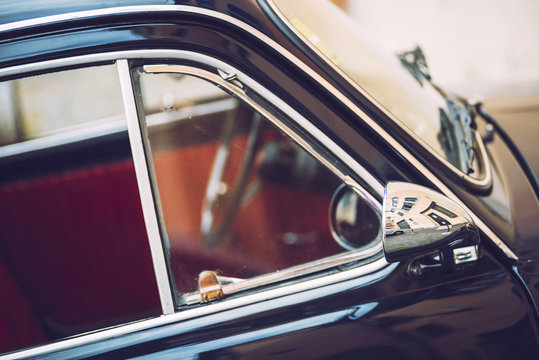 Vintage Car in Rome, Italy