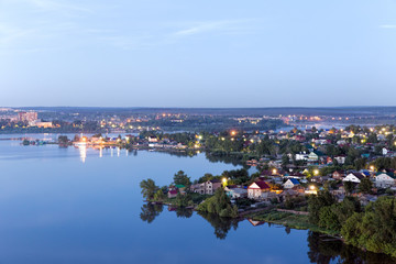 Naklejka premium White nights on the bay