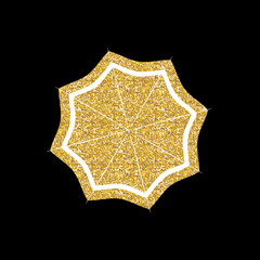 Beach Umbrella Icon Vector Illustration