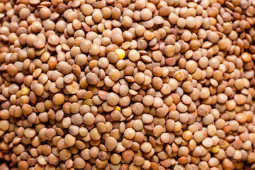 Lentils texture background