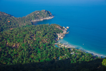 Seascape aerial view