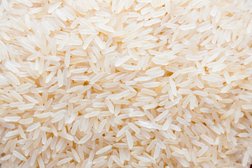 Uncooked white rice texture background