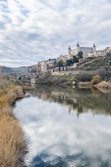 Toledo on the Tagus river (Tajo). Spain.