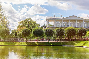 Obraz premium Cameron gallery in Catherine royal park Saint Petersburg