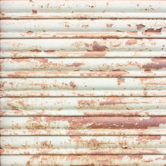 old and damaged metal shutters