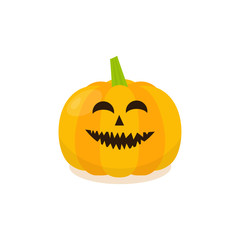 Halloween Pumpkin vector icon.