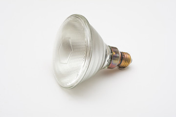 Energy saving LED light bulb isolated on white