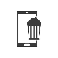 cinema online technology icon vector illustration design