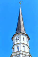 Fototapeta na wymiar Detail St. Michael's Church on Michaelerplatz in Vienna.