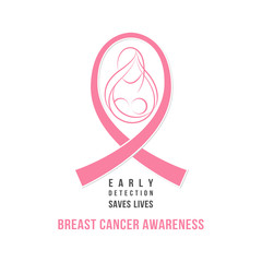 Obraz premium pink ribbon