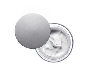 Cosmetic cream isolated on white 