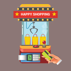 Vector illustration concept for retail shopping