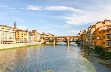 Fototapeta premium Ponte Vecchio over Arno river in Florence, Italy