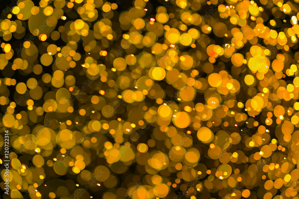 Canvas Prints abstract golden lights bokeh background