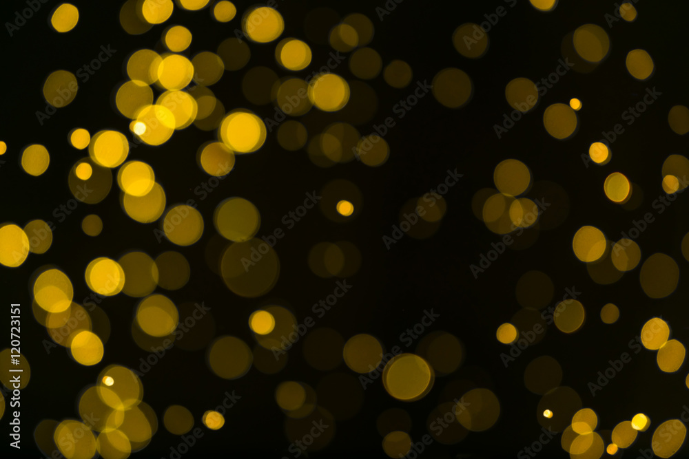 Wall mural abstract background with bokeh defocused lights and shadow